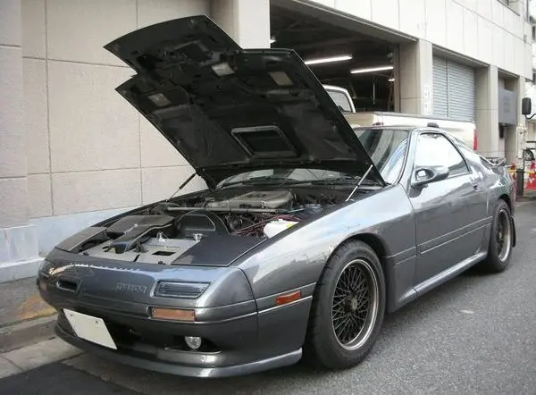 for 1985-1992 Mazda RX-7 FC3S Coupe Convertible Front Hood