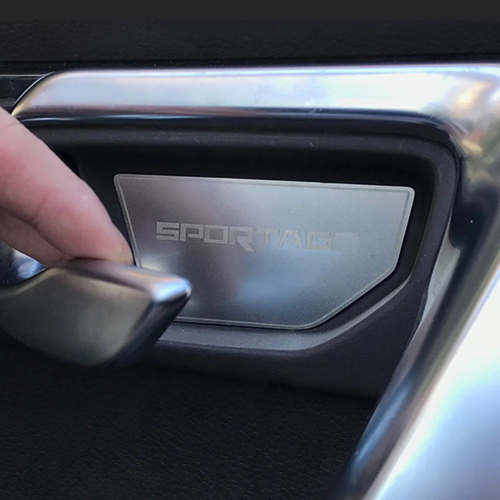 Для KIA Sportage R SL Автомобильная накладка на дверь под ручку блестки интерьерные специальные модифицированные декоративные наклейки автомобильные аксессуары