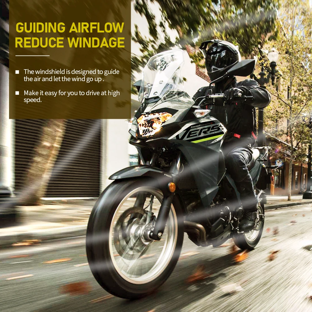 Ветровой экран для Kawasaki Versys X300 X 300 2017 2018 2019 ветровой дефлектор ветрового стекла