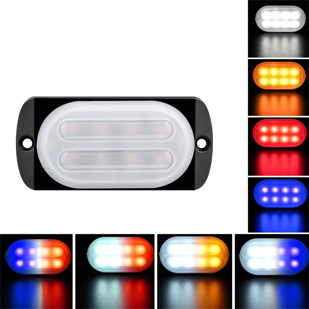 New 8LED Car Truck Trailer Beacon Lamp Strobe Warning Light Grill Flashing Breakdown Emergency LED Side For Cars | Автомобили и