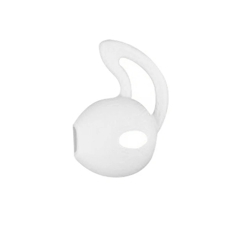 White right Многоцветный для Airpods 2 Bluetooth беспроводная гарнитура Ушная крышка Нескользящие силиконовые наушники-вкладыши анти-потеря силиконовые наушники/один - Цвет: White right