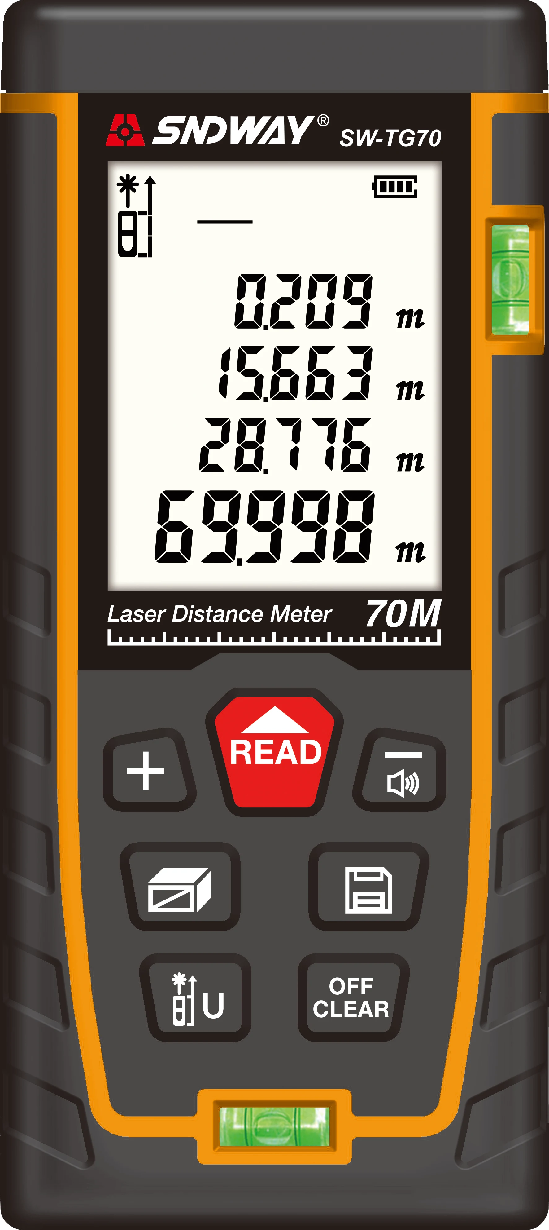 SNDWAY SW-TG50/TG70/TG100/TG120 Laser Distance Meter Range Finder Rangefinder 50/70/100/120m