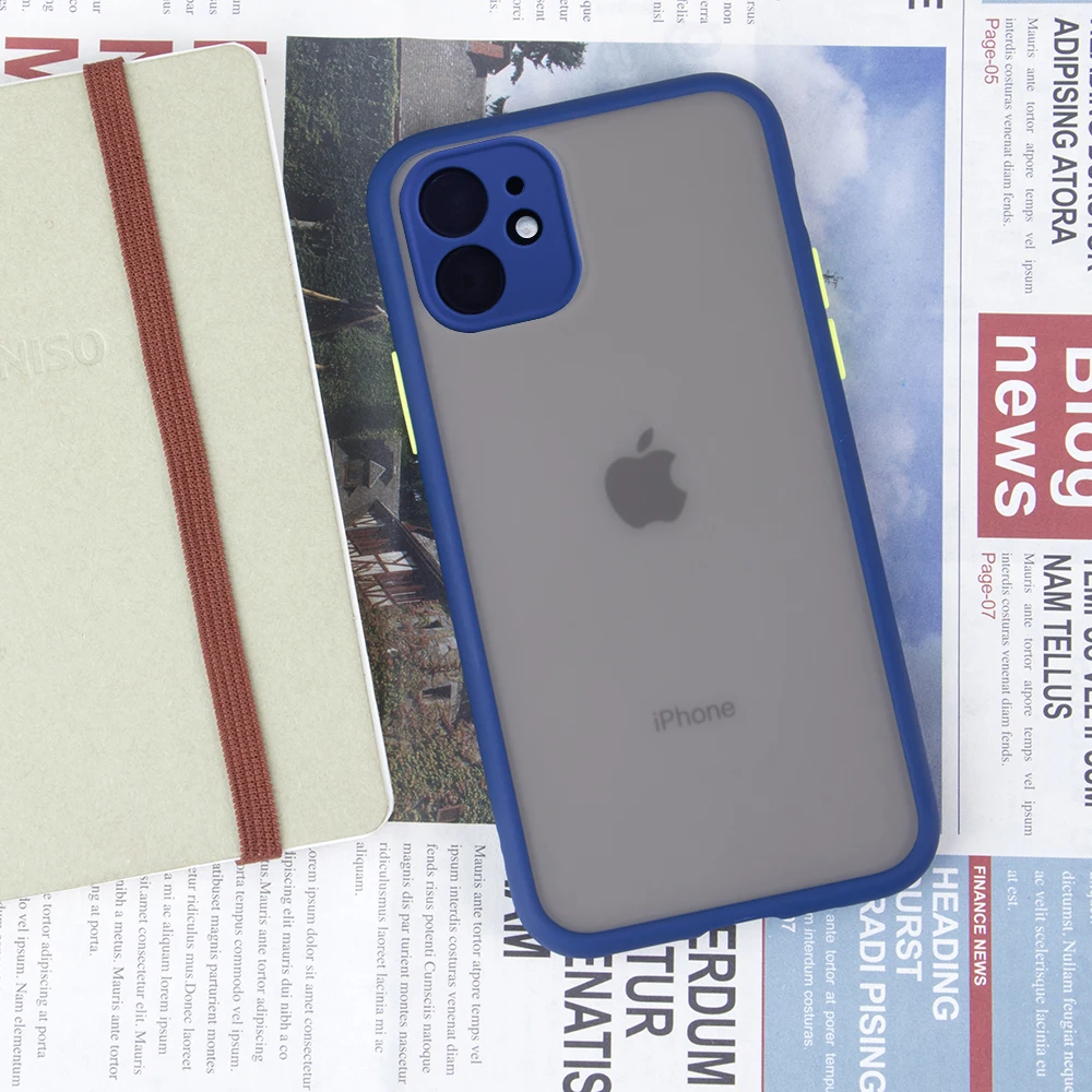 Чехол для телефона iPhone 11 7 8 6 6S Plus противоударный чехол с защитой от падения X XS Max XR