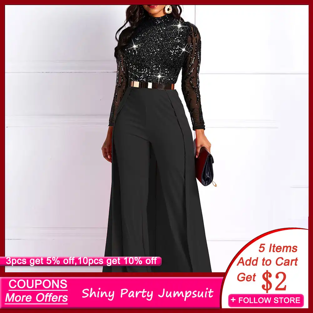plus size black dressy jumpsuit