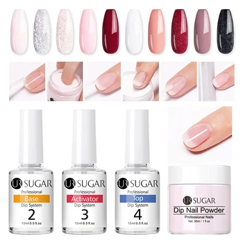 

UR SUGAR 30ml Dipping Nail Powder Gradient Nails Glitter Powder Dipping System Decoration Natural Dry Without Lamp Cure