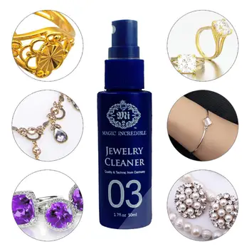 

Jewelry Cleaner Silver Polishing Remover 50ML Detergent Cleaning Gold Watch Diamond Ring Household Daily Rust Removal
