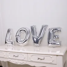 Креативный самодельный воздушный шар, украшение на день рождения, свадьбу, надпись, алюминиевая пленка, воздушный шар, 16 cun yin, цвет a-Z, вечерние, юбилейные