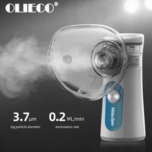 OLIECO-nebulizador portátil de 8ml, Mini atomizador de micromalla, inhalador médico para asma, tos, para niños, bebés y adultos