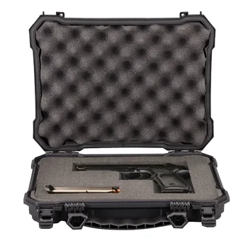 

Tactical Gun Pistol Camera Protective Case Customized Foam Watertight Hard Shell Tool Storage Box 10.2 Inch Hunting Accessories