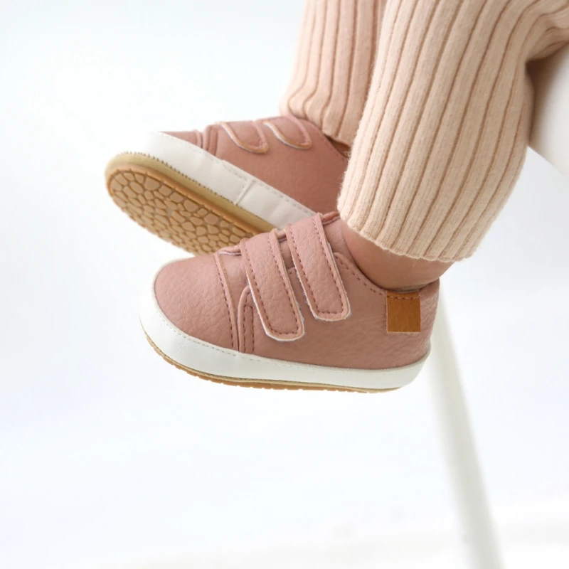 Bobora Baby Shoes Sports Shoes For Children Girls Baby PU Flats Kids Sneakers Fashion Casual Infant Soft