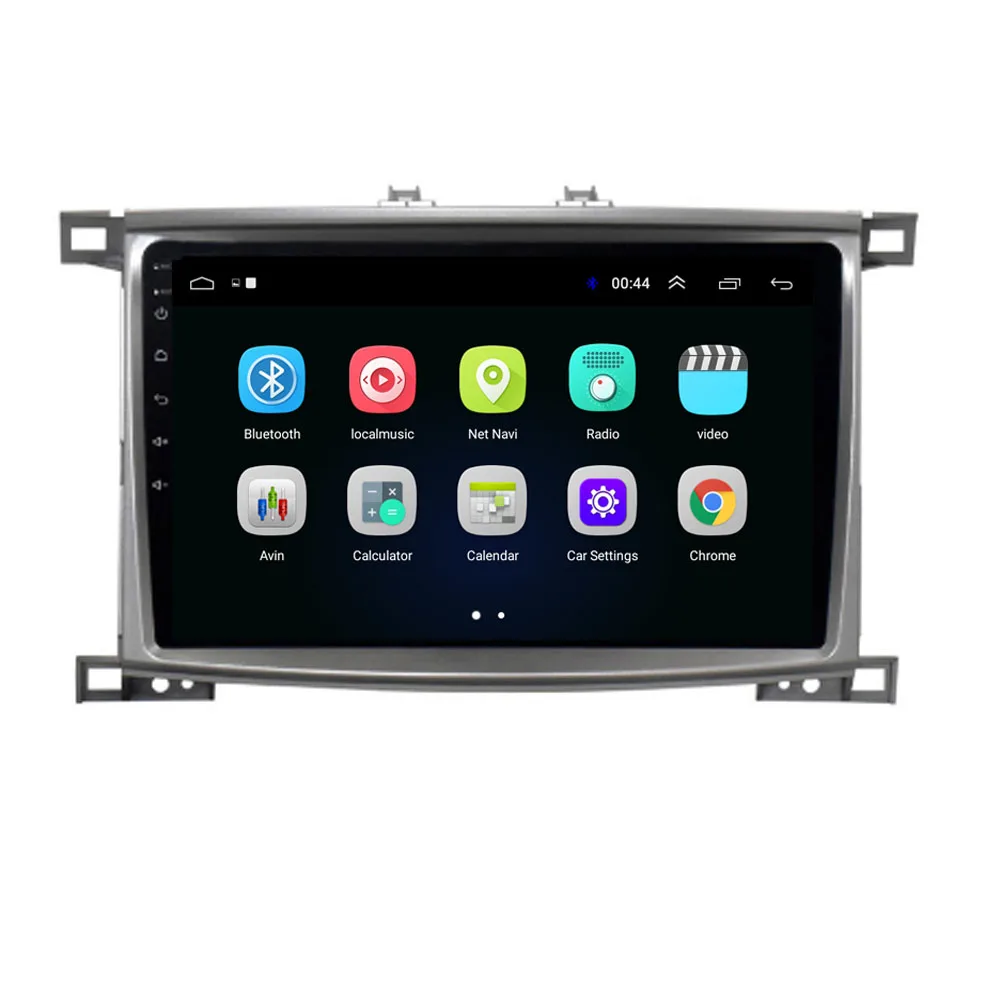  4G LTE Android 8.1 For Toyota Land cruiser 100 LC 100 Multimedia Stereo Car DVD Player Navigation G