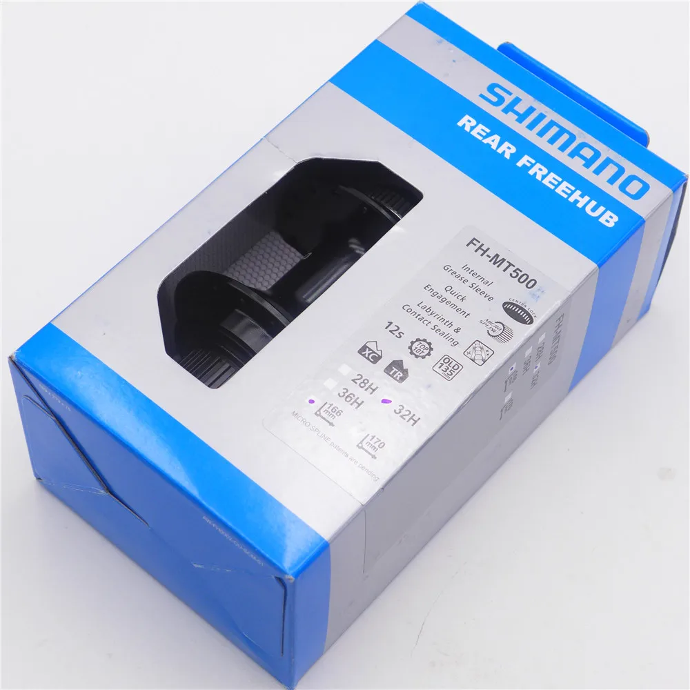 SHIMANO FH MT500 горный велосипед 12 скорость Micro шлицевой сзади трещотки MTB 32 отверстия