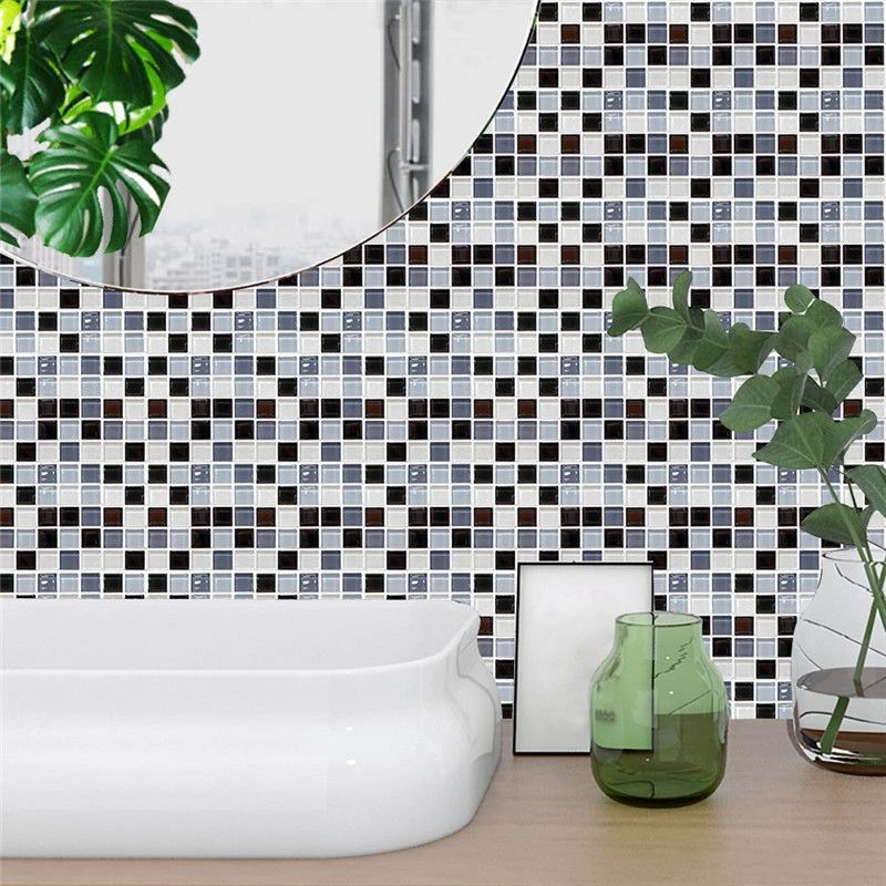 10PC Kitchen Tile Stickers Bathroom Mosaic Sticker Self-adhesive Wall Home Decor 10PC Kitchen Tile Stickers Bathroom Mosaic Sticker Self-adhesive Wall Home Decor