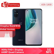 Oneplus Snapdragon 660 Nord N10 5G Smartphone 6GB 128GB 5G/WCDMA/GSM/LTE Nfc Supercharge