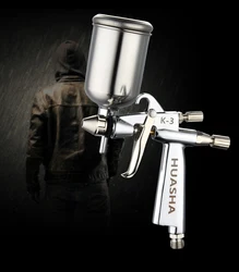 Pistolet de pulvérisation professionnel K 3, outil pneumatique mis à niveau, Mini pistolet de peinture à l'air, aérographe de voiture, 0.5mm, 150ml 