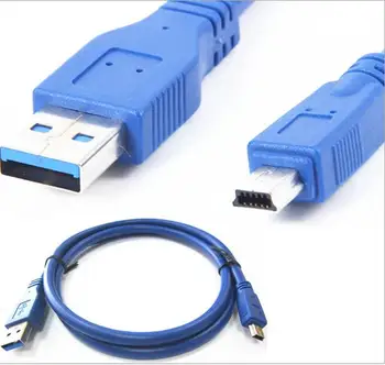 

USB3.0 data cable USB 3.0A male to mini 10 Pin provides up to 5Gbps data transfer rate for Android mobile phone data cable