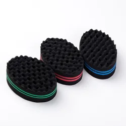 Brosse magique Double face en éponge pour cheveux naturels Afro, nouvelle collection 