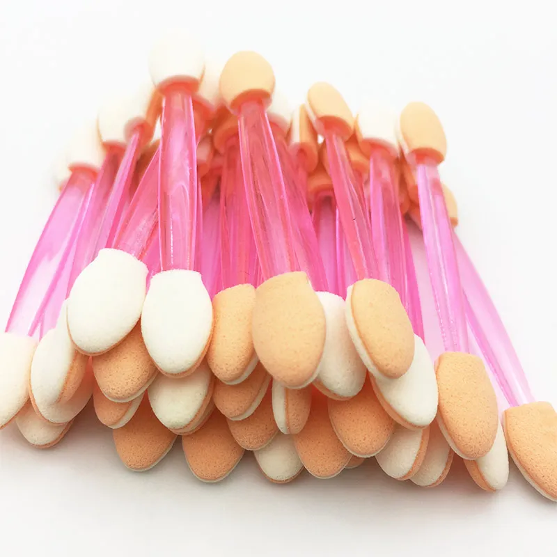 Makeup Brush Set Makeup Brush Makeup Tool Set Makeup Tool 50/5PCS Disposable Eye shadow Brushes Dual Sided Sponge Nylon Makeup Eye Shadow Brushes For Cosmetic Applicator