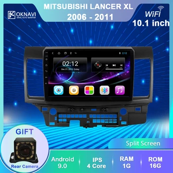 

OKNAVI Android9.0 2Din Head Unit WiFi Car Radio Stereo GPS IPS screen Multimedia Player For MITSUBISHI LANCER XL 2006 - 2011