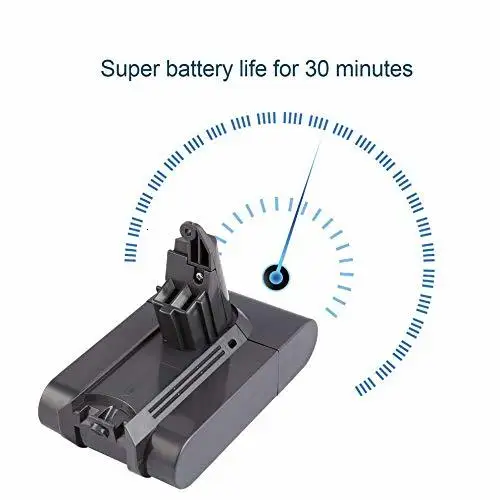 2 шт 21,6 V 3000 мА/ч, 3,0 Ач li-ion Батарея для Dyson V6 DC58 DC59 DC61 DC62 DC72 DC74 SV09 SV07 SV03 SV04 пылесос тесто