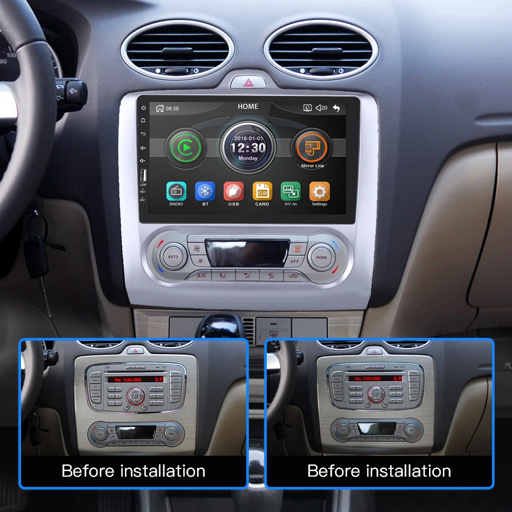 Автомагнитола 2DIN Bluetooth стерео Mirrorlink Android телефон мультимедийный mp5 плеер
