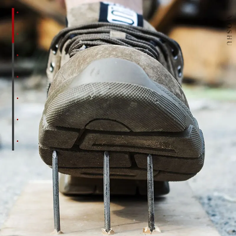 Мужские ботинки рабочие защитные ботинки со стальным носком уличные дышащие кроссовки строительные ПРОКАЛЫВАЮЩИЕ ботильоны Zapatos De Hombre