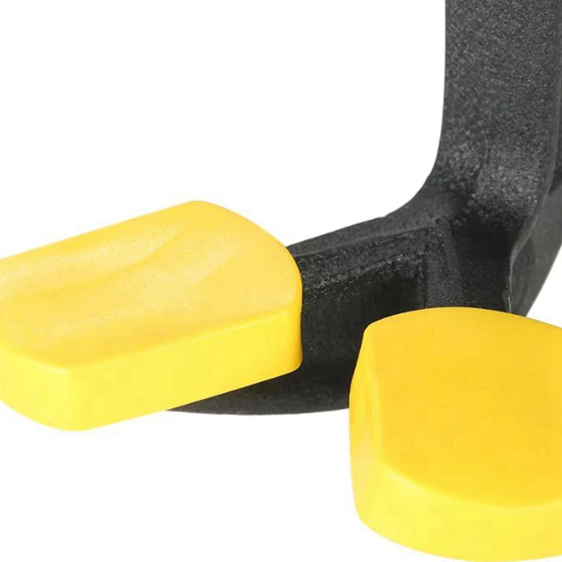 4 Inch Heavy Duty C-Clamp Malleable Double Head G-Clamp Desktop Mount Holder Metal Carpenter Handyman Vise Grip Woodworking Tool