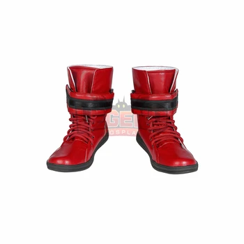 

Game Final Fantasy VII FF7 Tifa Lockhart Cosplay shoes red Boots Custom made