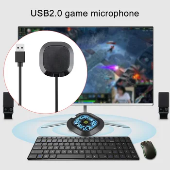 

Speech Omnidirectional Pickup Plug And Play Studio Condenser Business Conference Noise Reduction Portable For PC USB Microphone