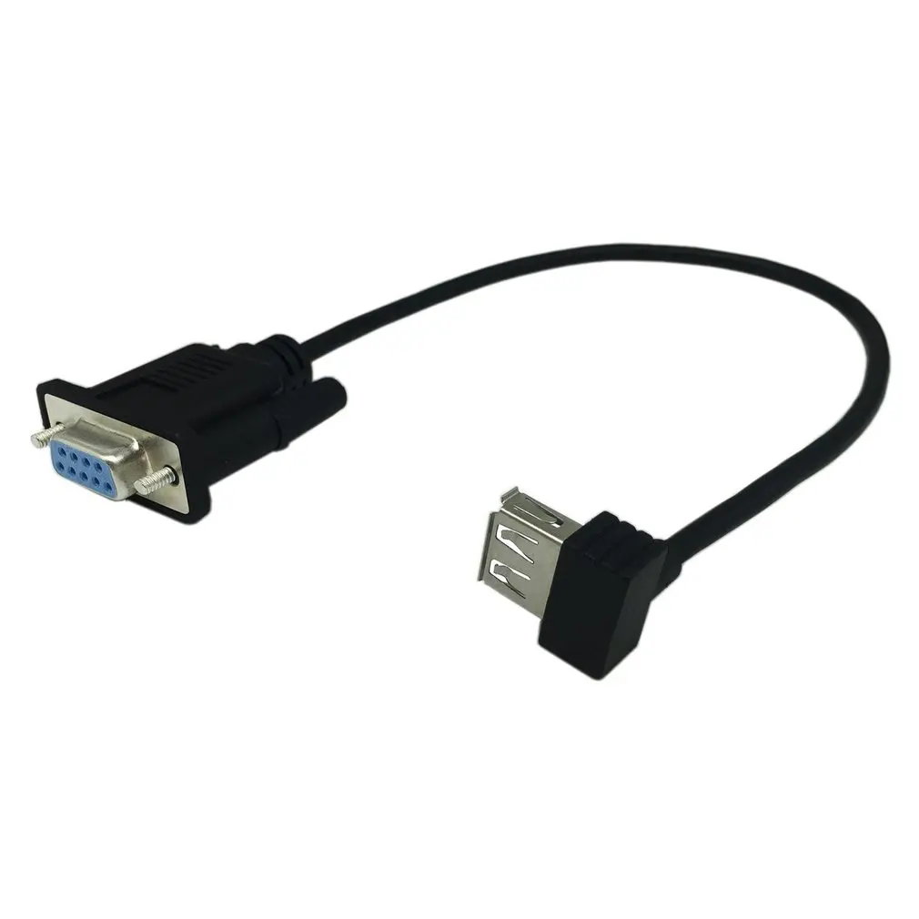 USB 2,0 A Female TO RS232 DB9 Female последовательный кабель адаптер конвертер Встроенный FTDI чипсет надежные адаптеры