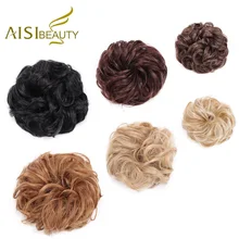 AISI BEAUTY, синтетические шиньоны для наращивания, кудрявые, грязные пучки волос, резинки для волос, элегантные шиньоны, свадебные волосы для женщин и детей