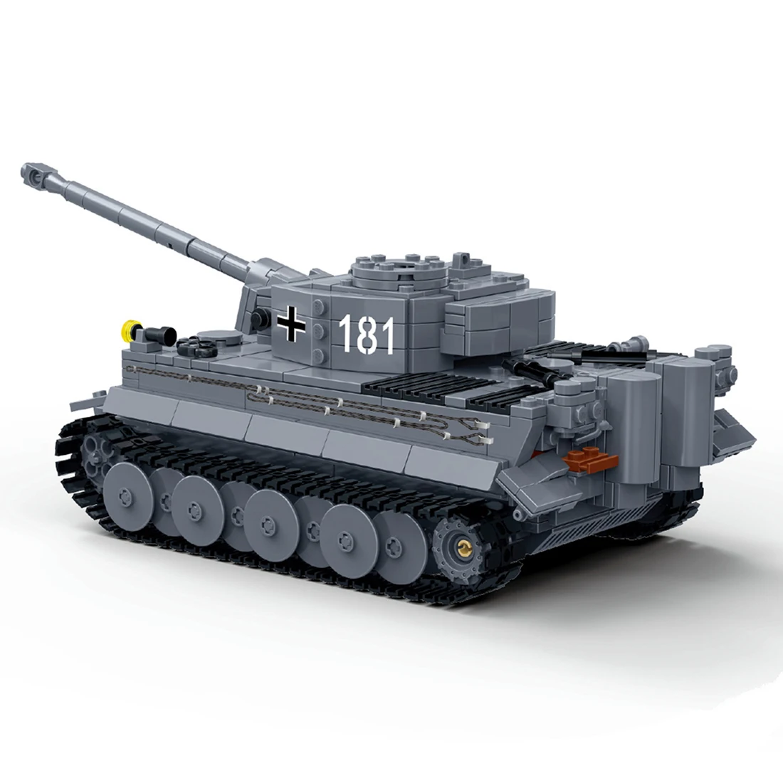 1010Pcs 1 28 Tiger Tank DIY Small Particle Building Block Model Military Vehicle Construction Kit For 1