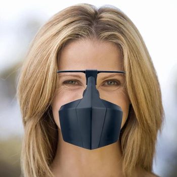 

LEEPEE Anti-fog Face Mask Prevent Saliva Spread Mask Reusable Protective Cover Face Shield Against Droplets PE Protective Mask