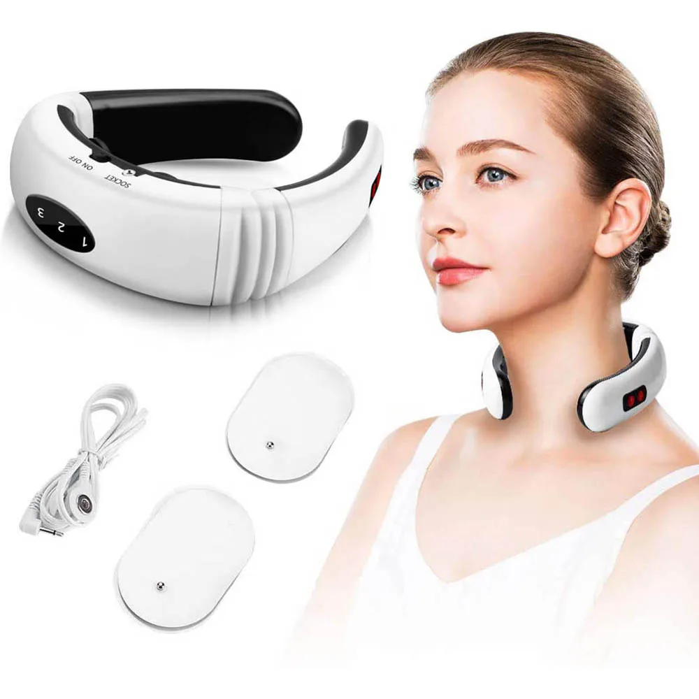 Shiatsu Neck Massager Electric Shoulder Back Massager Pulse Back Heating Muscle Pain Relief Care Relaxation Tool for Car Office