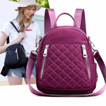 

Travel Women Backpack Casual Waterproof Youth Lady Bag Female Large Capacity Women's Shoulder Bags 2020 Red Rucksack