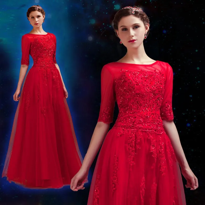 Vestido de renda, вечерние, сексуальные, с аппликацией, vestidos de novia, бисероплетение, тюль, для женщин, Формальное, элегантное,, платье подружки невесты