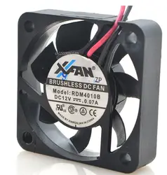 Бесплатная доставка для XIFAN RDM4010B DC 12V 0.07A 40x40x10 мм 2-провод Сервер охлаждающий вентилятор