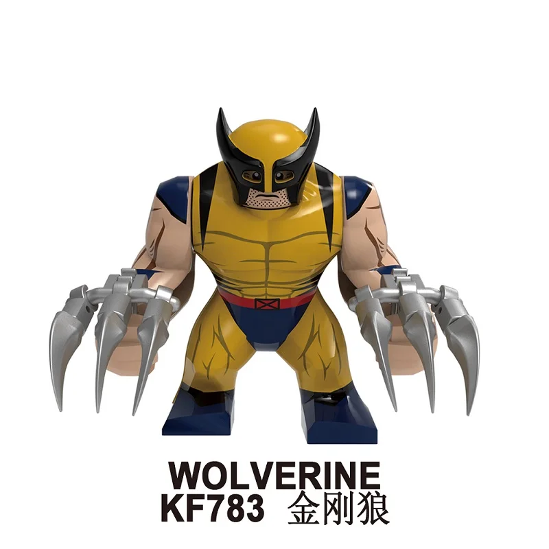 Building Blocks Super Heroes atman Superman Black Panther The Flash Thor Wolverine Bricks Dolls Figures Toys For Children KF6077