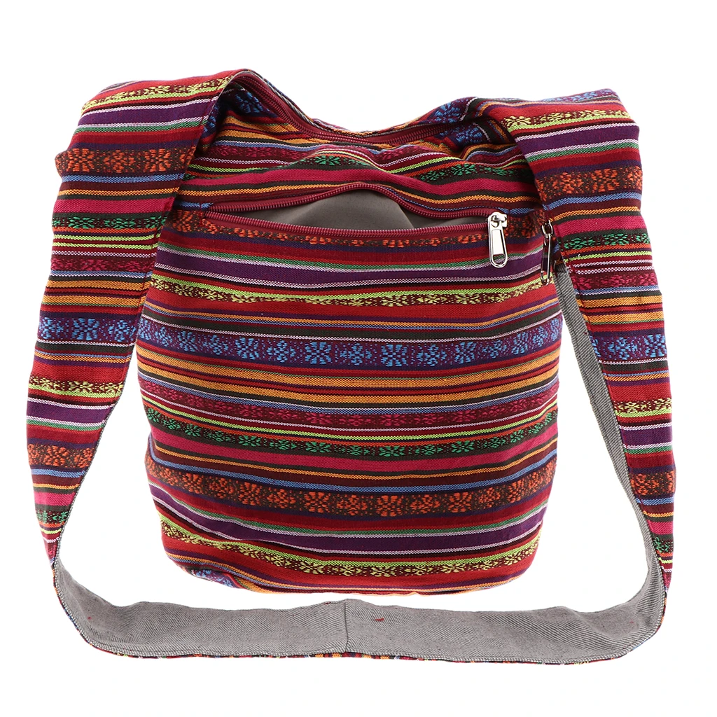 Saco de ombro Hobo Sling, Handmade Messenger Shoulder Bag