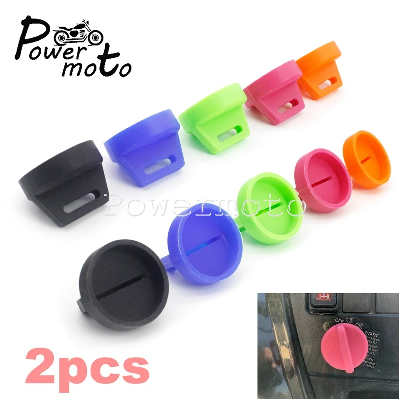 Ignition Key Cover 1x 2x Rubber Ignition Switch Key Cover Fob Case For Polaris Quad Ranger General Sportsman ACE ATV XP RZR Scrambler 570/900/1000