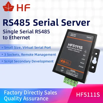 

High Flying HF5111S Small Size RJ45 RS458 Serial To Ethernet Free RTOS Serial Port Transmission Converter Serial Server