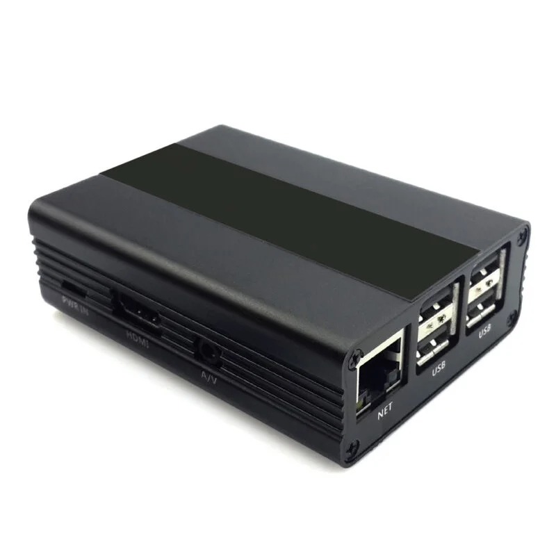 Алюминий Оболочка Чехол Корпус корпус с охлаждающим вентилятором для Raspberry Pi 3B+/3 2B прочный и практичный в использовании