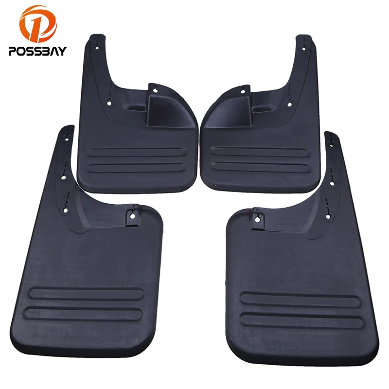 Posbay Брызговики брызговики для Toyota Hilux Vigo 2006 2014 черный 4 шт. в