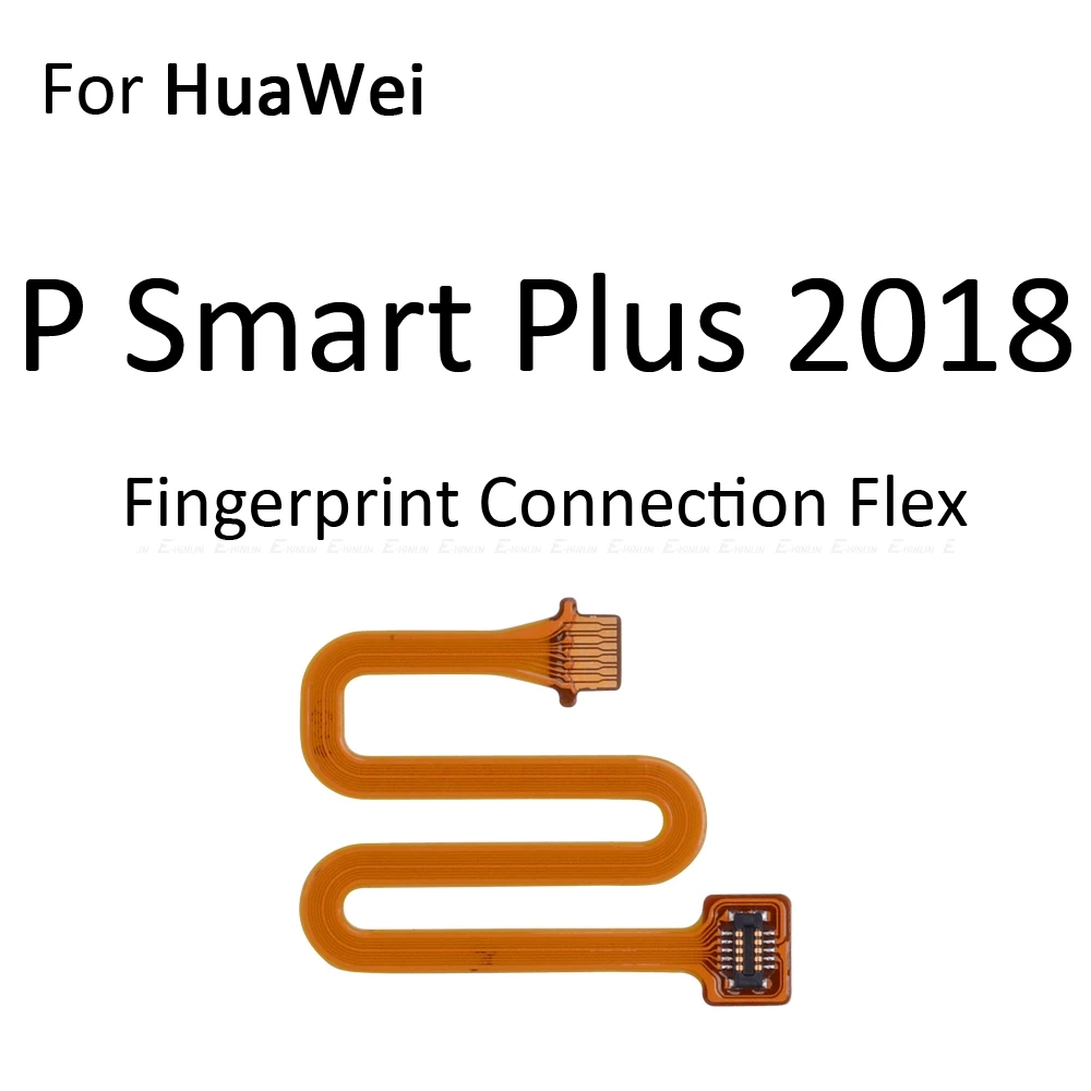 Сенсорный ID сканер отпечатков пальцев разъем гибкий кабель для HuaWei mate 20 Lite X 20X P Smart Plus Кнопка возврата домой - Цвет: For P Smart Plus2018