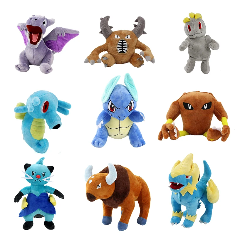 13 28 см мультяшный aerodactil Pinsir Horsea mahop Manectric Dewott Плюшевые игрушки Мягкая кукла с