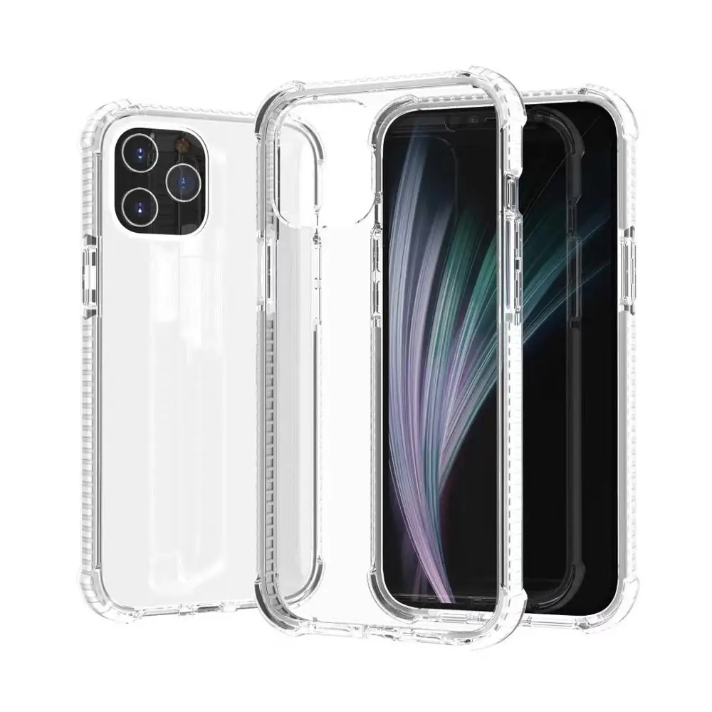 2020 чехол для телефона iphone 12 pro max прозрачный с защитой от падения 11 11pro x xr xs из