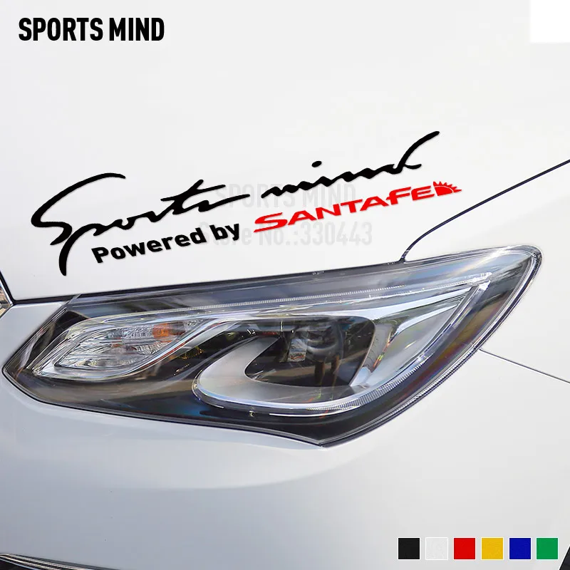 10 шт. виниловые наклейки для автомобиля наклейки для hyundai Santa Fe hyundai аксессуары Santafe автомобиль-Стайлинг автомобили