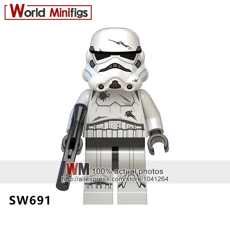 

Single Sale Building Block First Order Force Awakens Mimban Sandtrooper Shadow Brick Toy