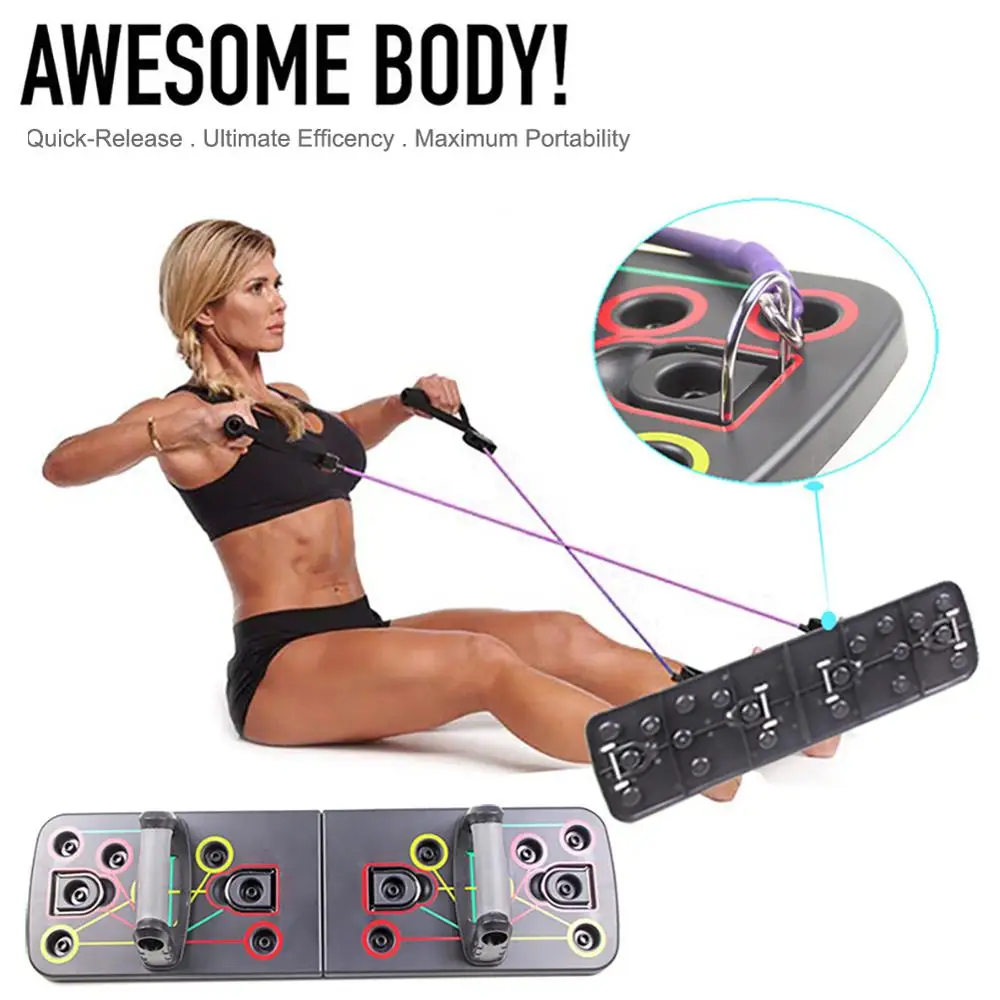 

Push-up Stand Multifunctional Drawstring Training Board Home Fitness Equipment Multifunctional Drawstring Training Board