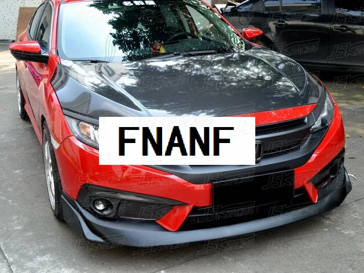Подходит для Honda HONDA 10 generation Civic X модифицированный Карбон волокно передний противотуманный свет для фары